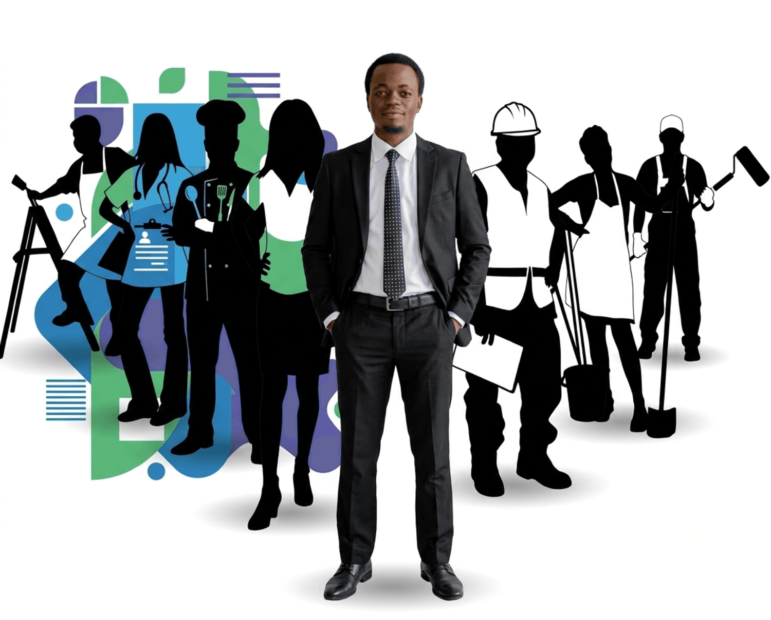 Tanzanian youth entrepreneurs collaborating